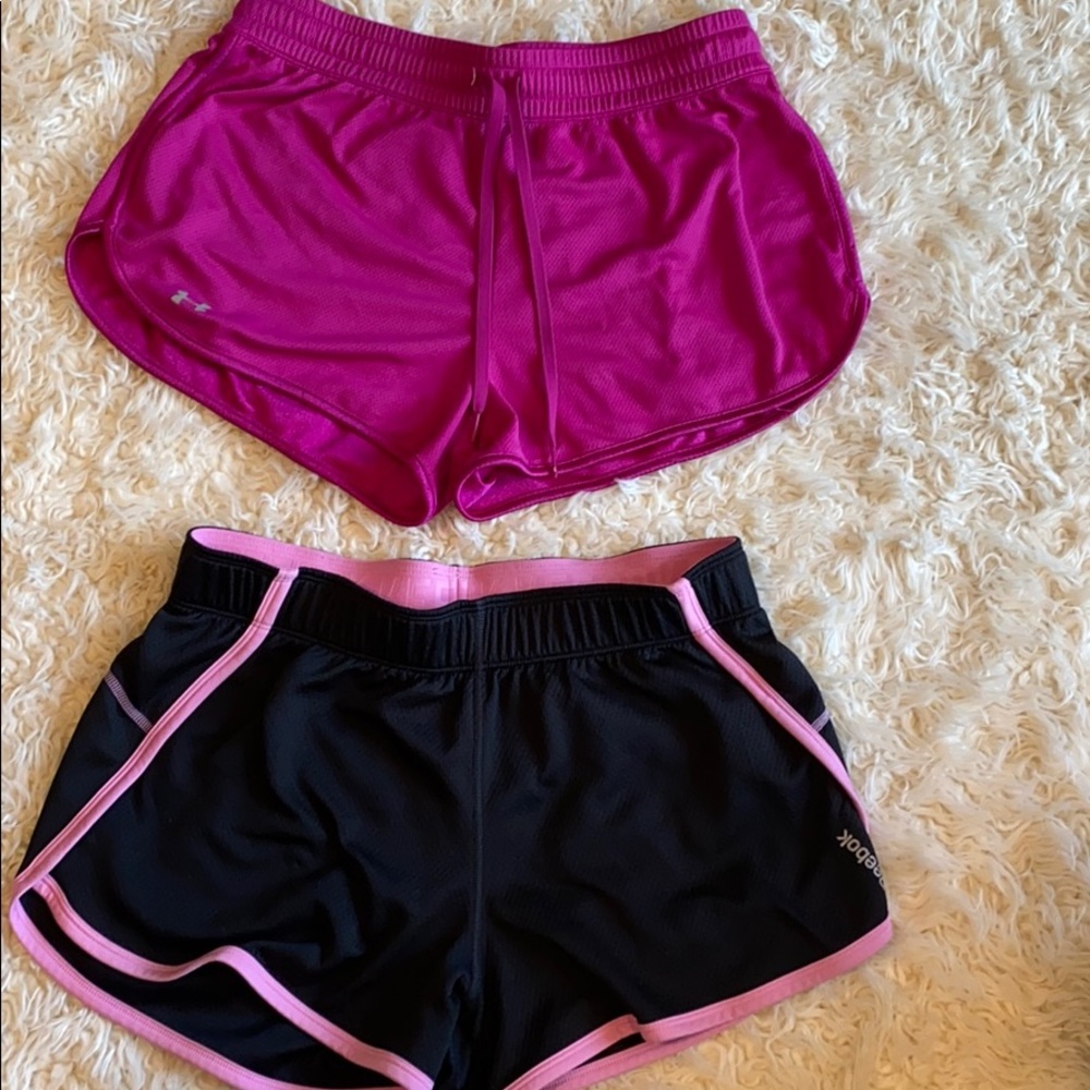 Under Armour and Reebok Speedwick Shorts - Medium
